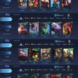 M5💎SKINS 102💎HERO 70💎 NEAR MAX EMBLEM💎 LIGHTBORN TIGREAL💎EPIC RAFAELA+CARMILLA💎SABER FREYA 💎DRAGON TAMER LING 💎AS RAFAELA💎 3
